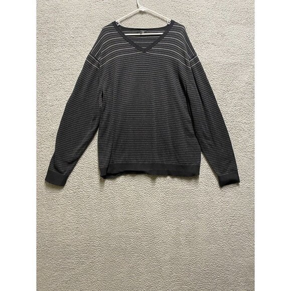 ALFANI Men's Pullover Gray  V Neck Sweater Long Sleeve Size XXL - Picture 1 of 5